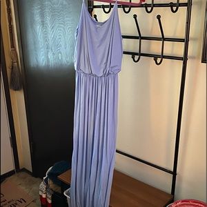 LUSH Size Large Baby Blue Maxi Dress